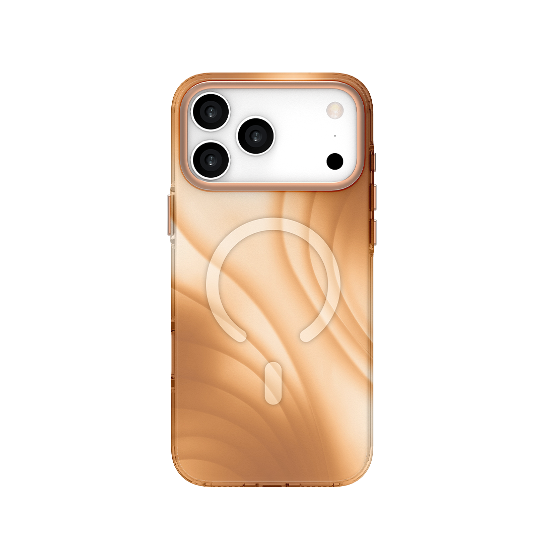 كڤر حماية LZEL MagFluxo Craft MagSafe لهاتف iPhone 17 Pro | كراميل كڤر حماية LZEL MagFluxo Craft MagSafe لهاتف iPhone 17 Pro | كراميل